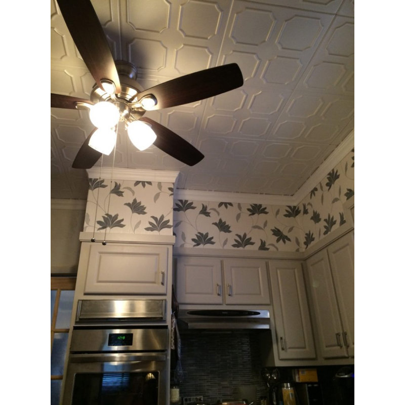 A La Maison Ceilings Boston 1 6 Ft X 1 6 Ft Glue Up Ceiling Tile