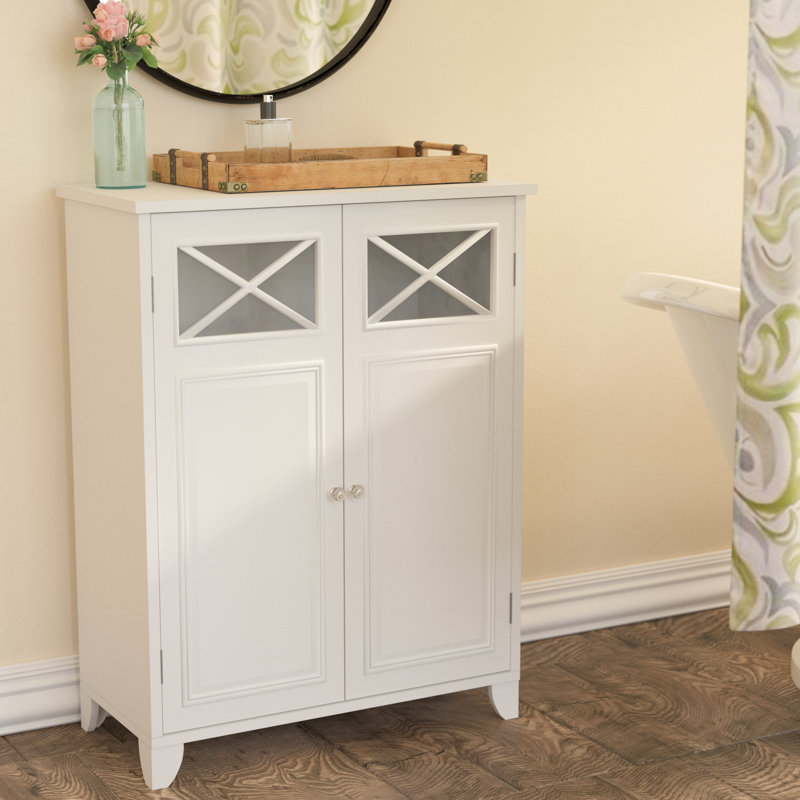 Rosecliff Heights Armoire de salle de bain autoportante h ...