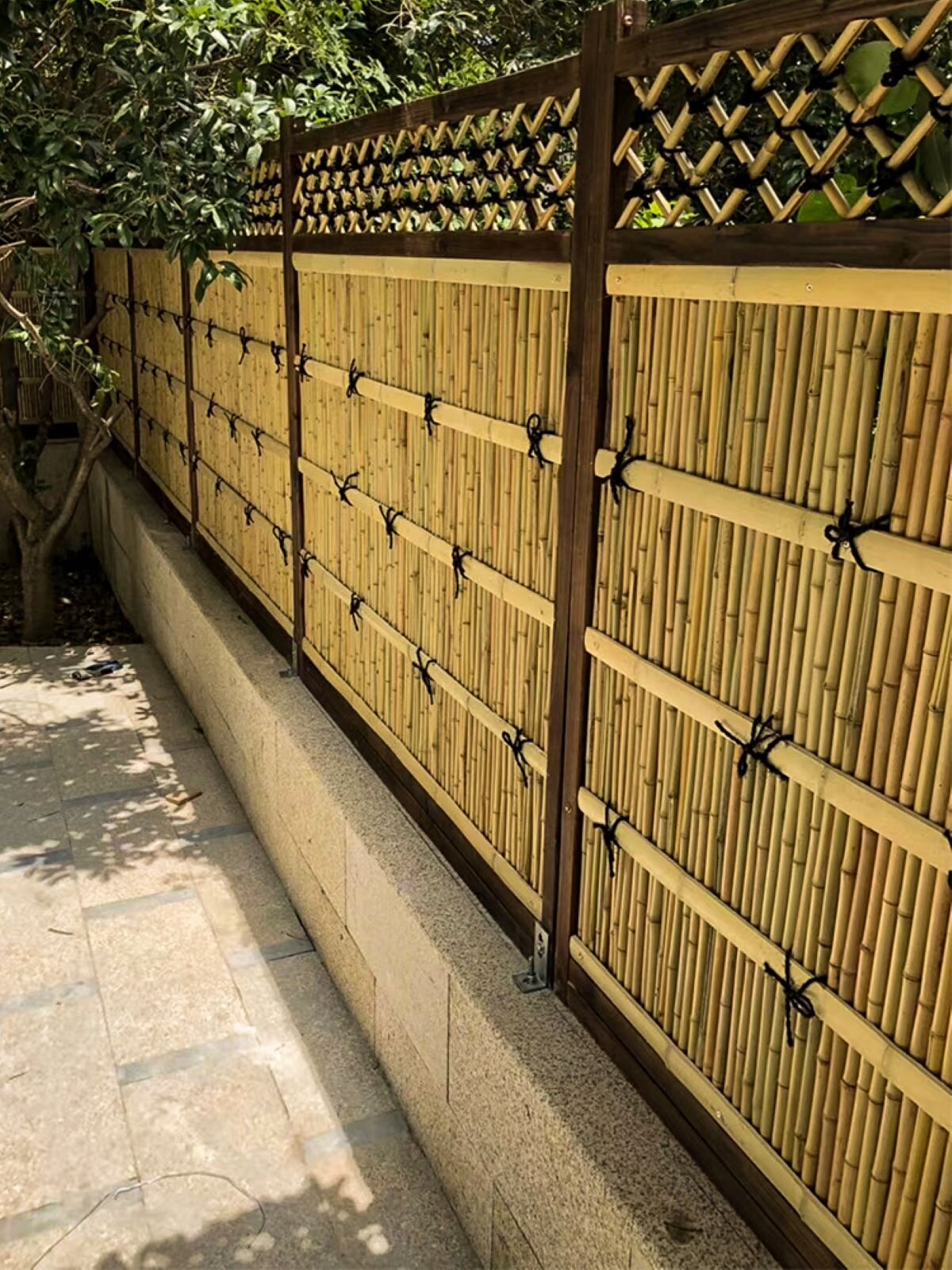 6 ft. H x 4 ft. W Japanese Bamboo Privacy Screen