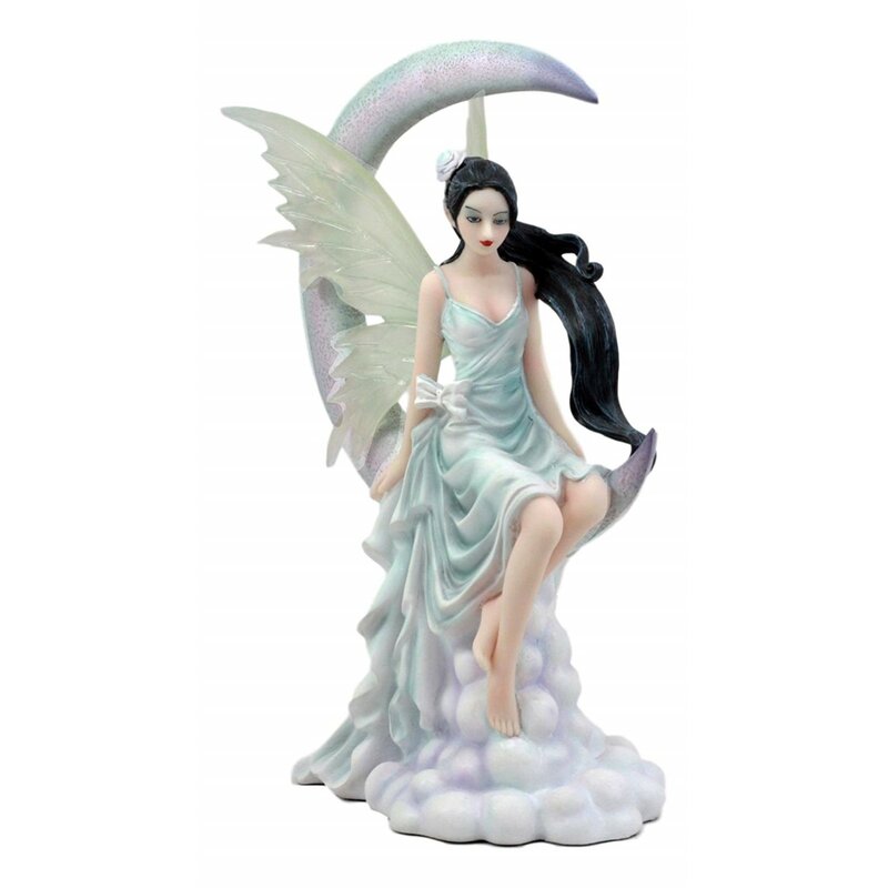 World Menagerie Abdel Celestial Lunar Crescent Moon Figurine | Wayfair