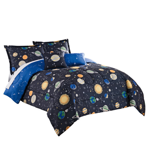 Waverly Space Adventure Reversible Comforter Set Reviews Wayfair