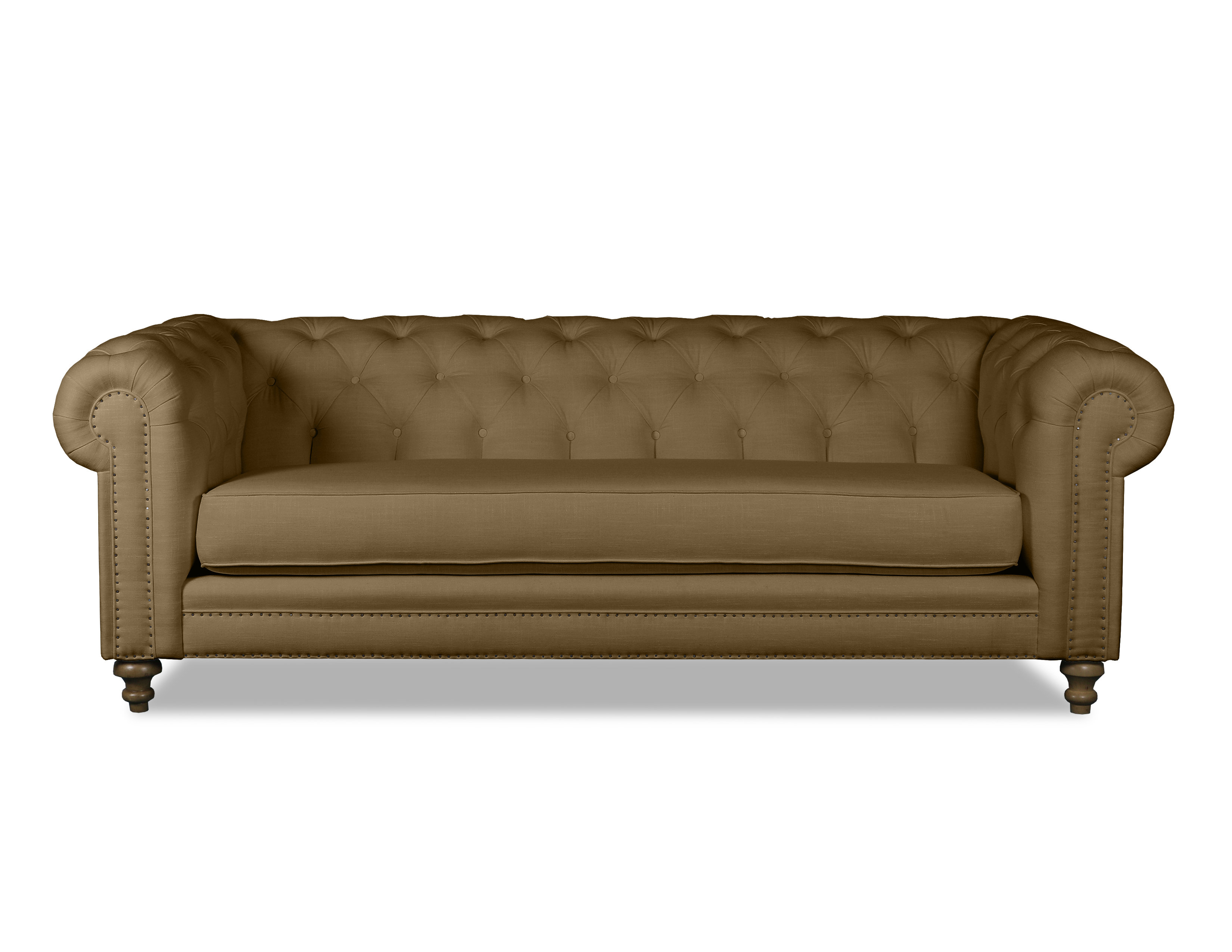 Canora Grey Benites Tufted Linen Chesterfield Sofa Wayfair Benites Tufted Linen Chesterfield Sofa