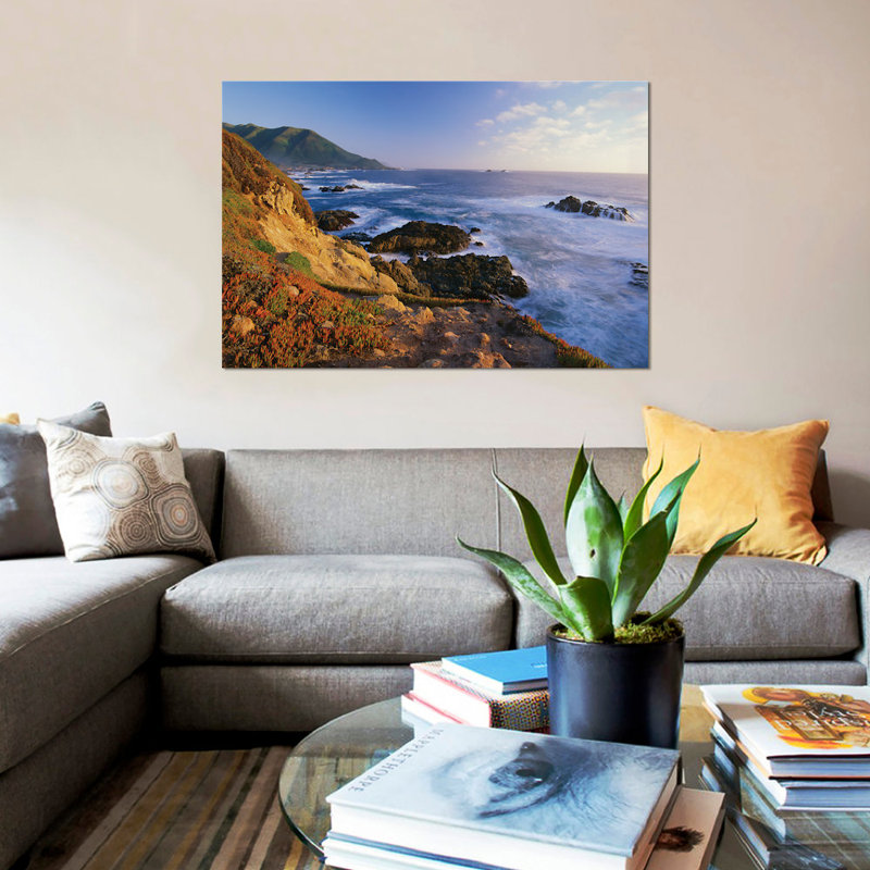 East Urban Home Coastline Big Sur Garrapata State Beach California Graphic Art Print On Canvas Wayfair