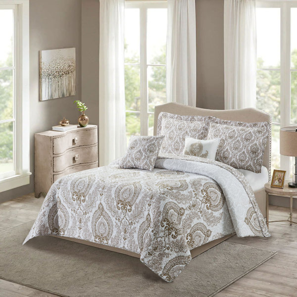 Spirit Linen Warm And Cozy Comforter Set Platinum Bedding