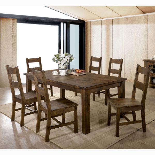 Loon Peak® Garlington 6 - Person Dining Set | Wayfair Garlington 6 - Person Dining Set