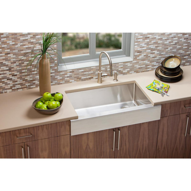 Elkay Crosstown 36 L X 20 W Farmhouse Kitchen Sink Wayfair