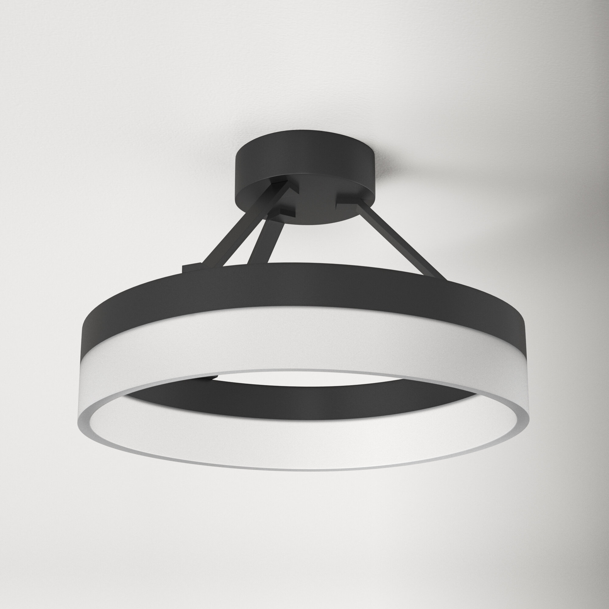 semi flush mount modern lighting