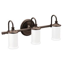 moen oil rubbed bronze bathroom lighting