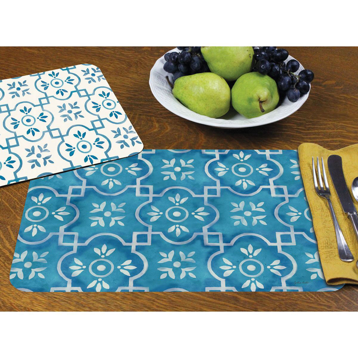 Winston Porter Lymingt Reversible Decofoam 4 Piece Placemat Set Wayfair