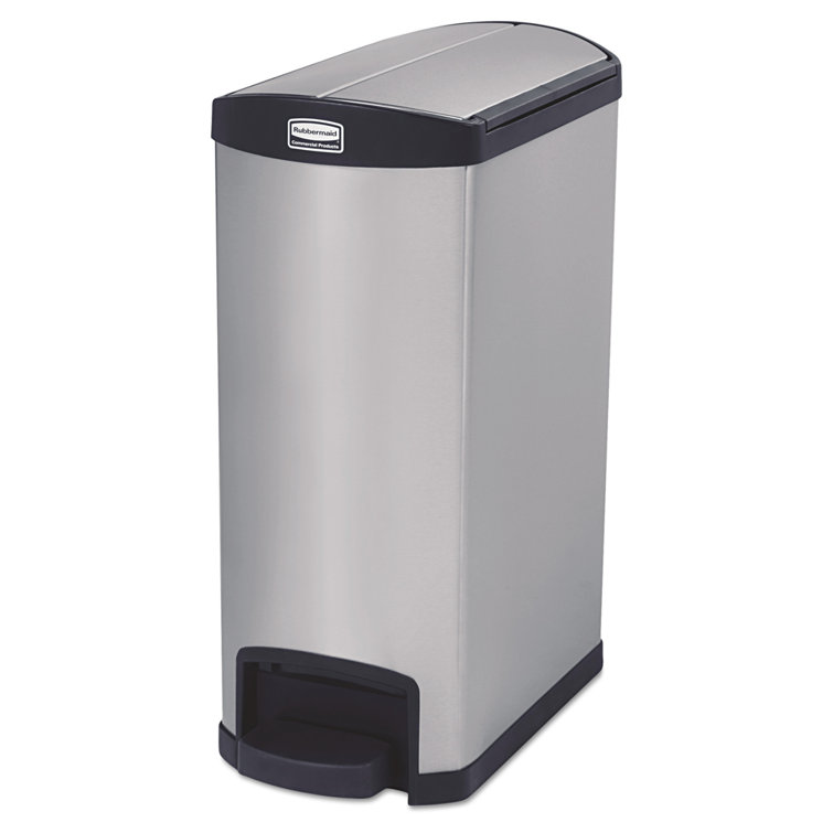 Slim Jim® Container 13 Gallon Step On Trash Can