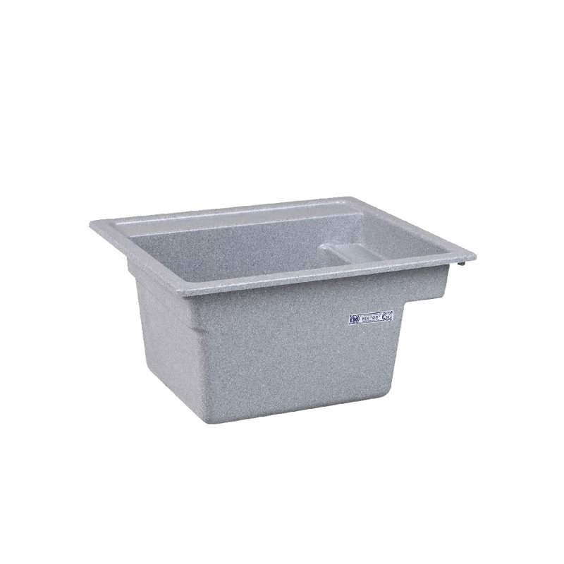 E.L. Mustee & Son Vector 25" x 22" Drop-in Laundry Sink ...