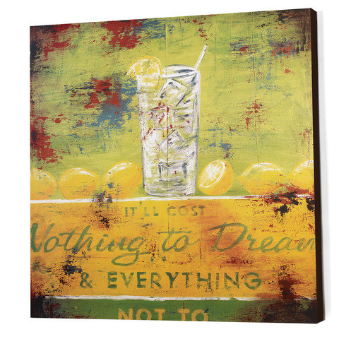 Ophelia Co Nothing To Dream Vintage Advertisement On Wrapped Canvas Reviews Wayfair