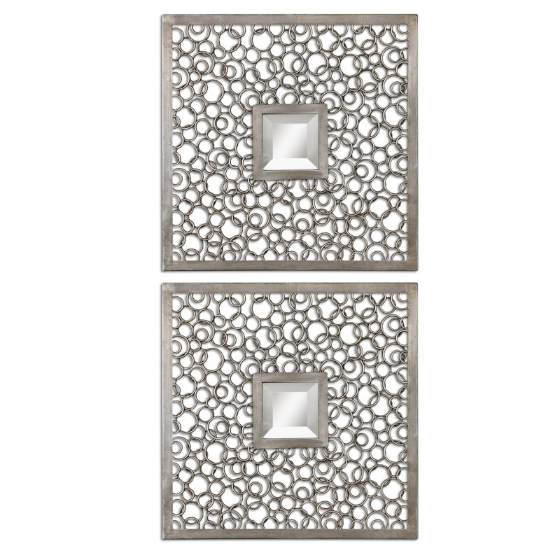 World Menagerie 2 Piece Chingford Colusa Modern Contemporary Beveled Wall Mirror Set Reviews Wayfair