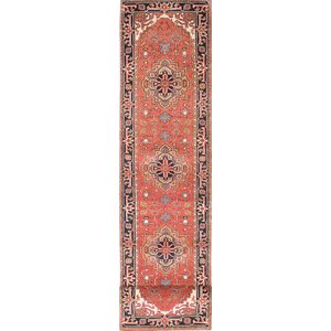One-of-a-Kind Serapi Heritage Hand-Knotted Brown Area Rug