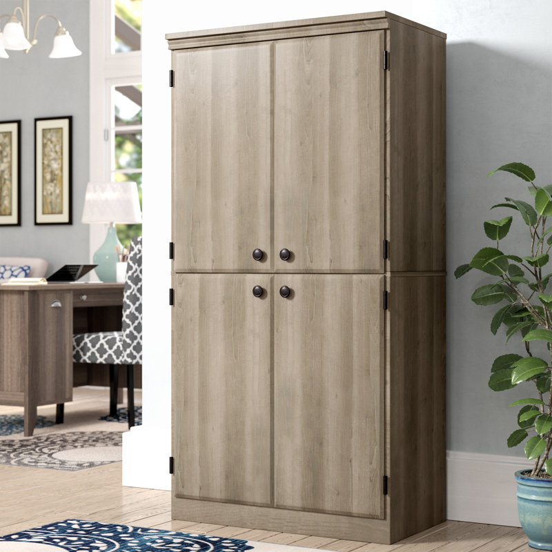 Andover Mills Caines 4 Door Storage Cabinet Reviews Wayfair