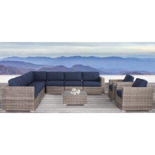 Lue 10 Piece Sunbrella Sectional Set with review