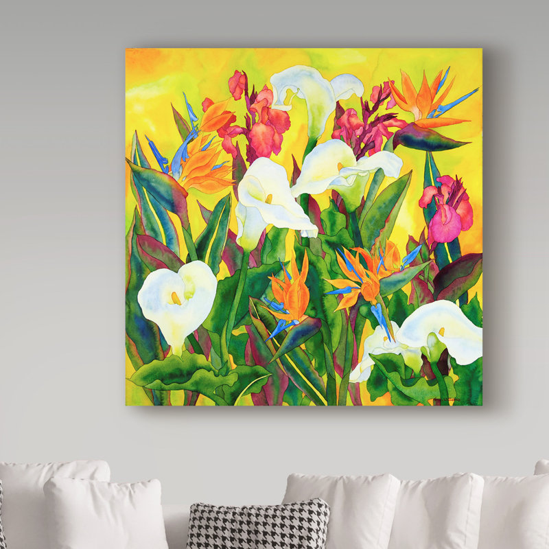 Trademark Art Beautiful Santa Barbara Watercolor Painting Print