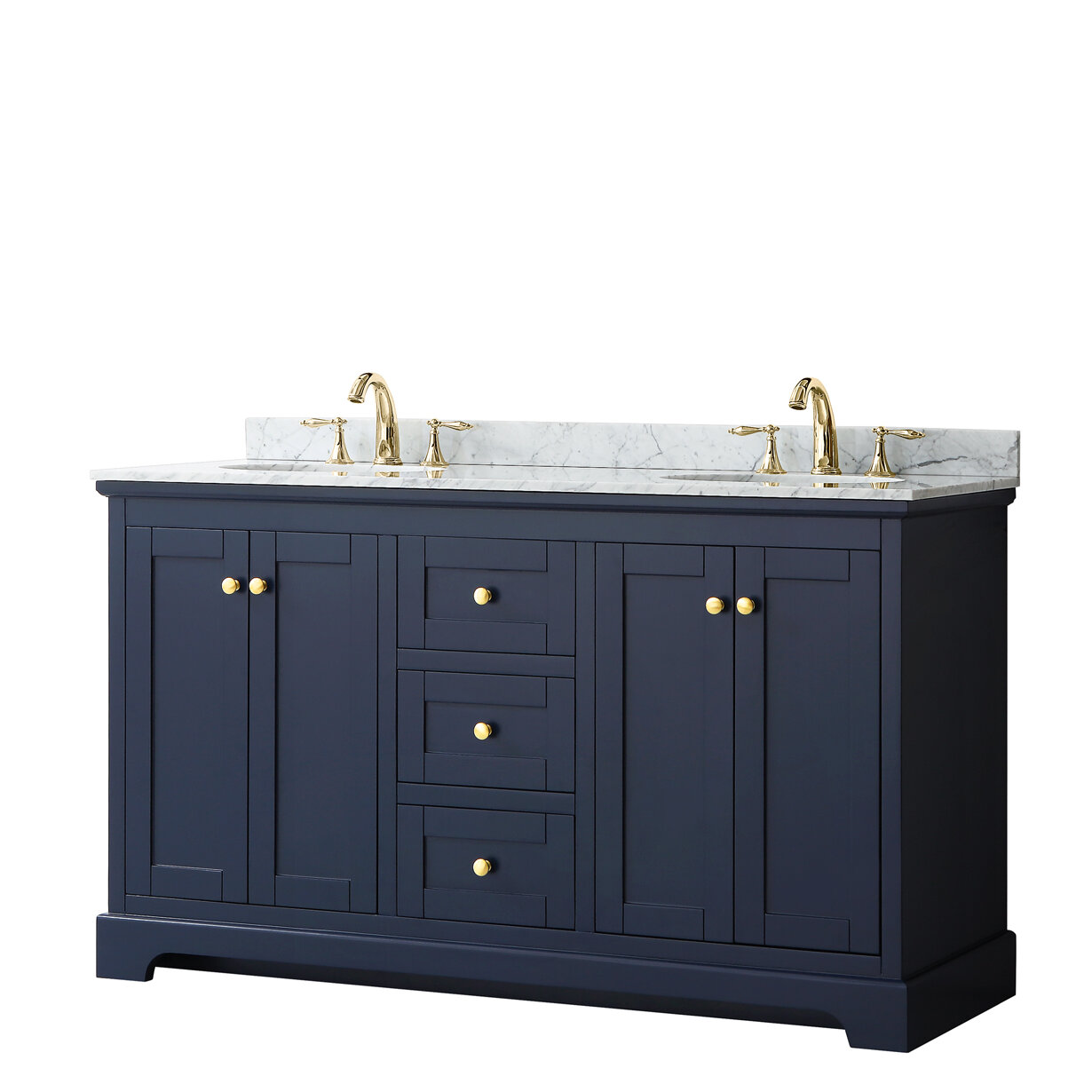 Wyndham Collection Avery 60 Double Bathroom Vanity Set Reviews Wayfair