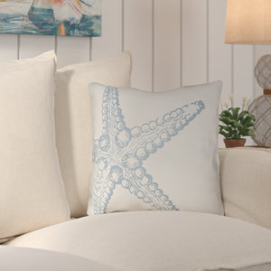 Brookline Nautical III Indoor/Outdoor Throw Pillow