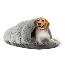 large enclosed dog bed