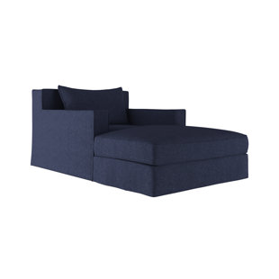 Go to store & view more images 17 Stories Letendre Velvet Chaise Lounge