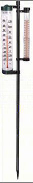 Thermometer Rain Gauge on Swivel Bracket