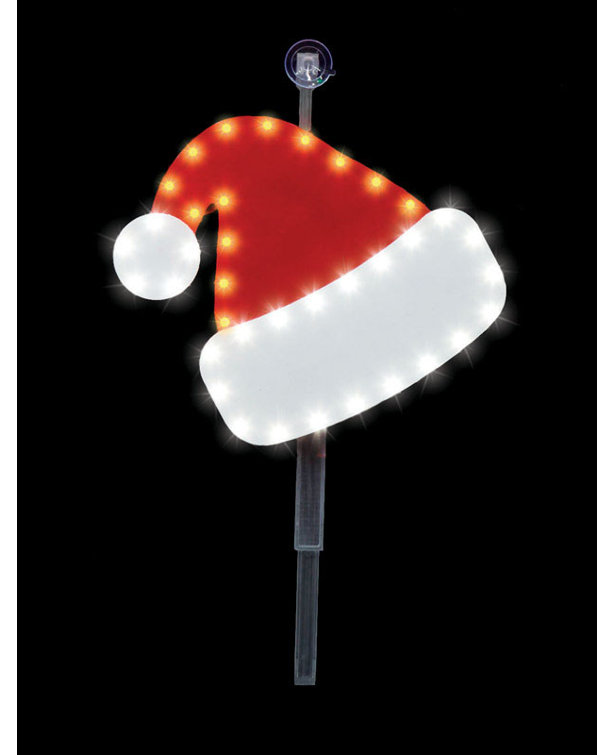 Led santa hat clearance