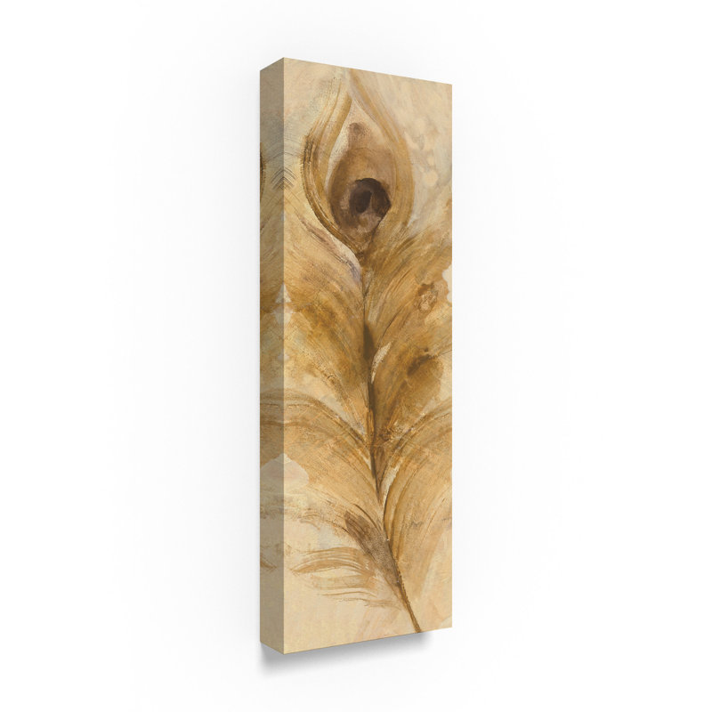 World Menagerie Feather Toss Single Feather Acrylic Painting
