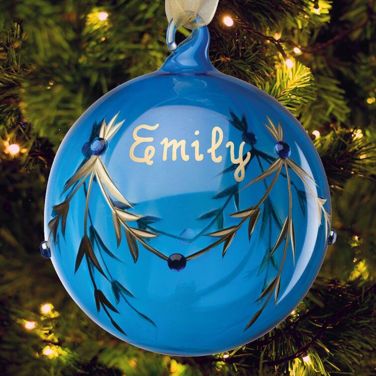 Personalized Christmas Ball Ornament 