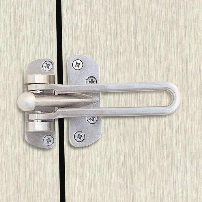 Door Guard Security Swing Bar Lock Latch