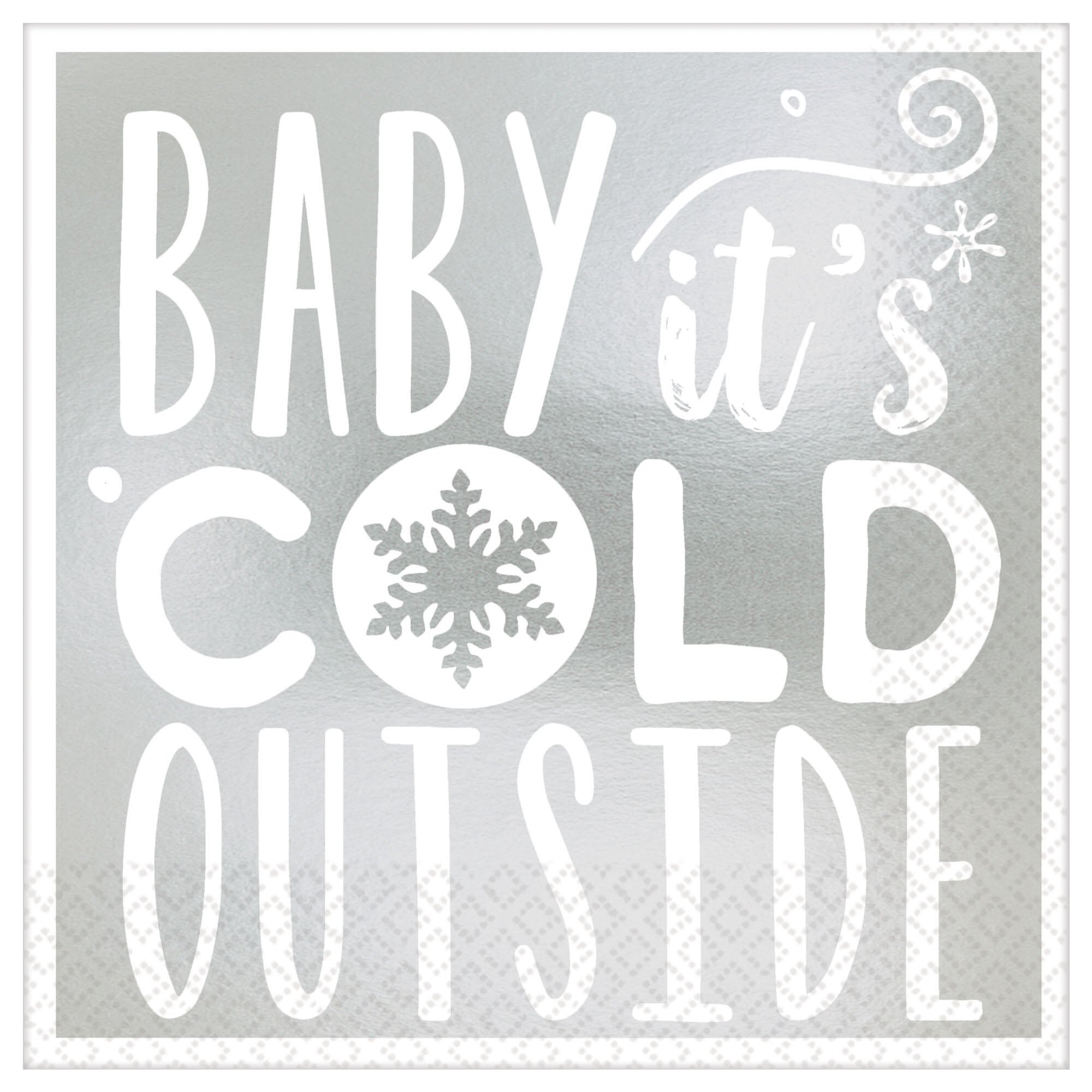 Download Amscan Christmas Baby It S Cold Outside Beverage Basic Paper Disposable Dinner Napkins Wayfair