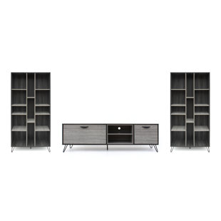 Josey Faux Wood Entertainment Center