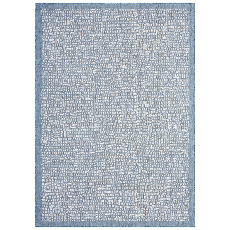 TOMMY BAHAMA Marlin Transitional Indoor/Outdoor Area Rug, Blue Rug Size: Rectangle 5'3" x 7'3"