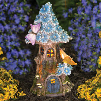 Miniature Dollhouse Accessories FAIRY GARDEN Figurine ~ Toucan Bird w Butterfly