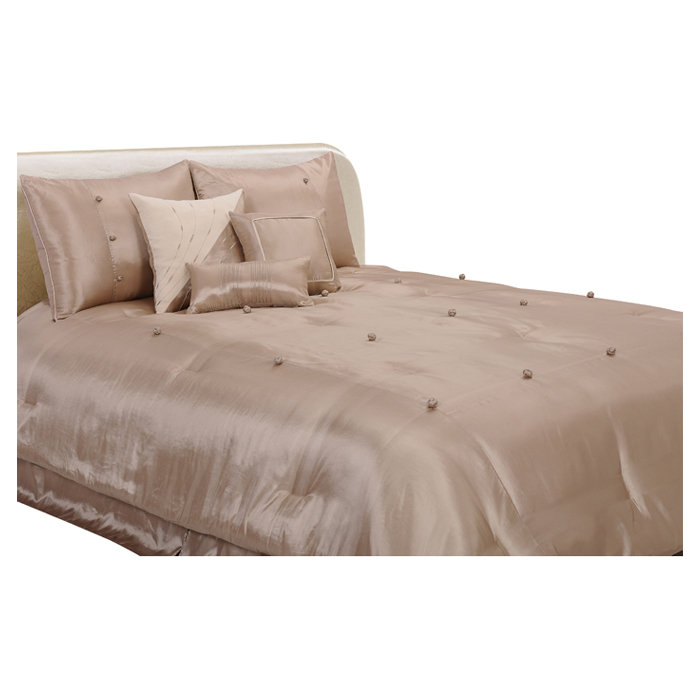 House of Hampton StocktononTees 7 Piece Comforter Set & Reviews Wayfair
