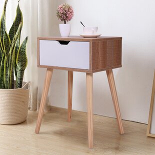 Gwendolyn 23.2'' Tall End Table Set with Storage (Set of 2) by Wrought Studio™