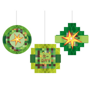 TNT Party Honeycomb Paper Disposable Hanging Decor (Set Of 9) by Amscan Best Design