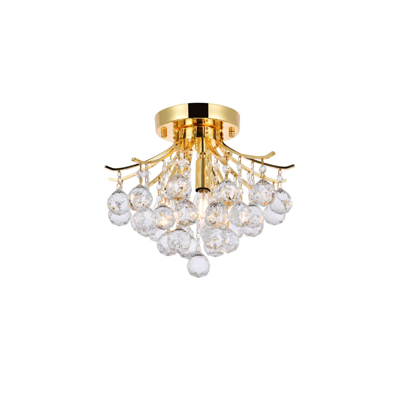 Mercer41 Mcallen 3 Light Chandelier Style Tiered Flush Mount Reviews Wayfair
