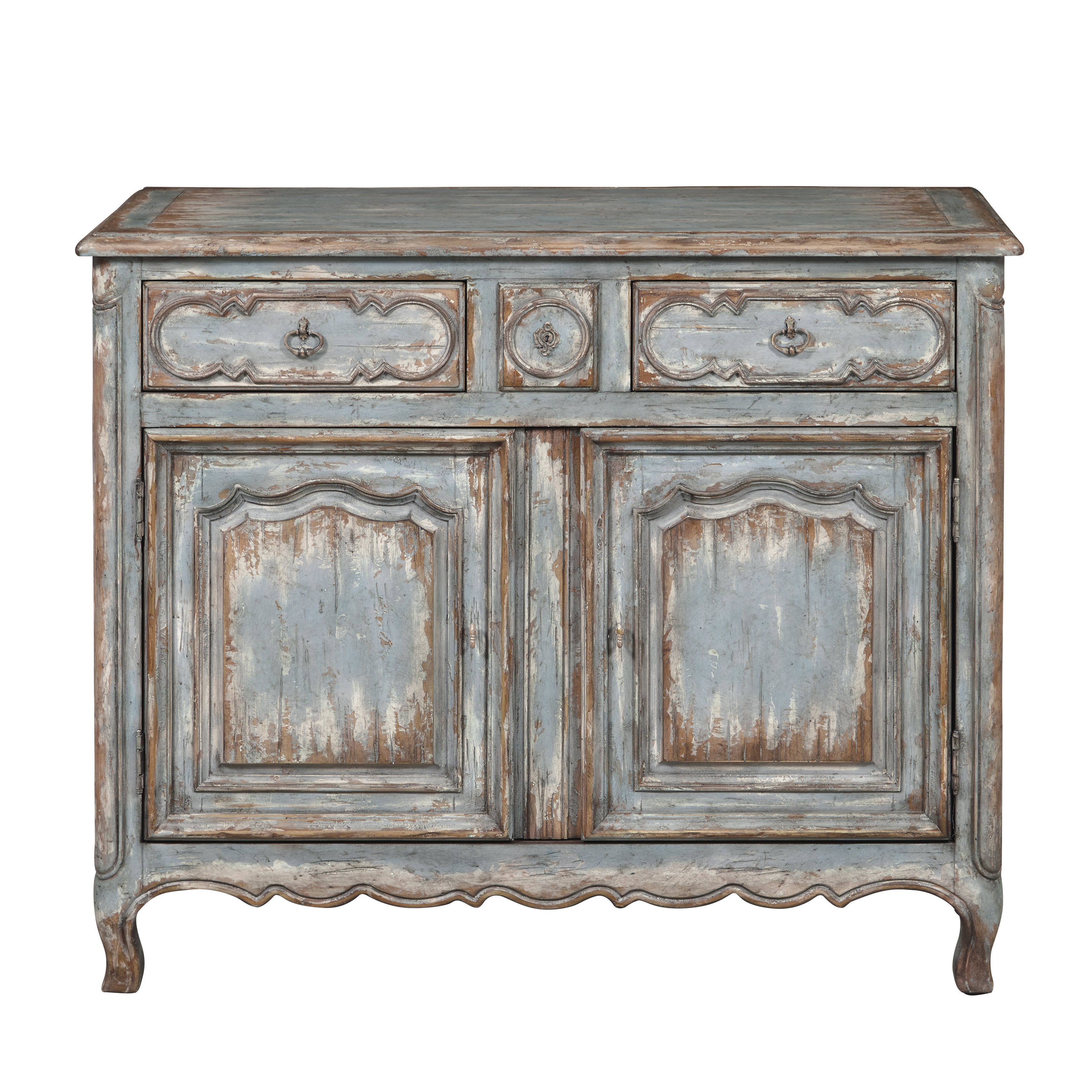 One Allium Way Heines Farmhouse 2 Door Accent Cabinet Wayfair