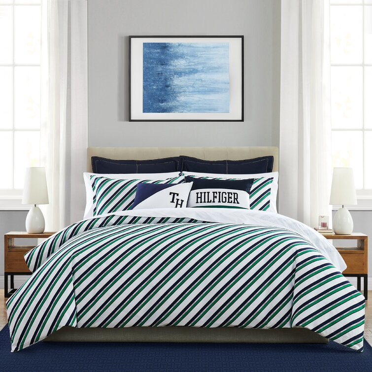 tommy hilfiger th classic jersey comforter set