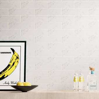 Karra Carrara 3 X 12 Ceramic Subway Tile Allmodern