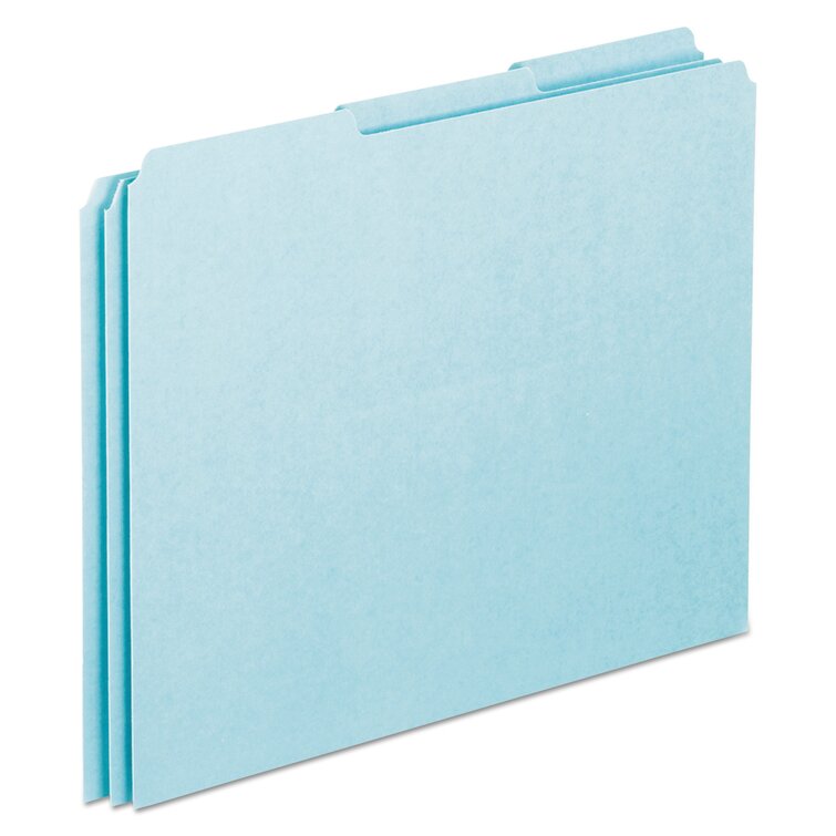 Blank Letter 50/Box Recycled Tab File Guides Pressboard 1/3 Tab 