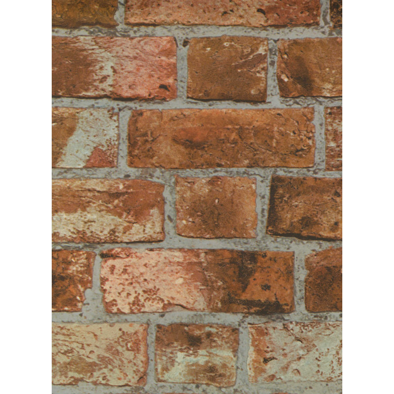 Borough Wharf Distinctive Brick Sidewall 10m X 52cm Wallpaper Roll