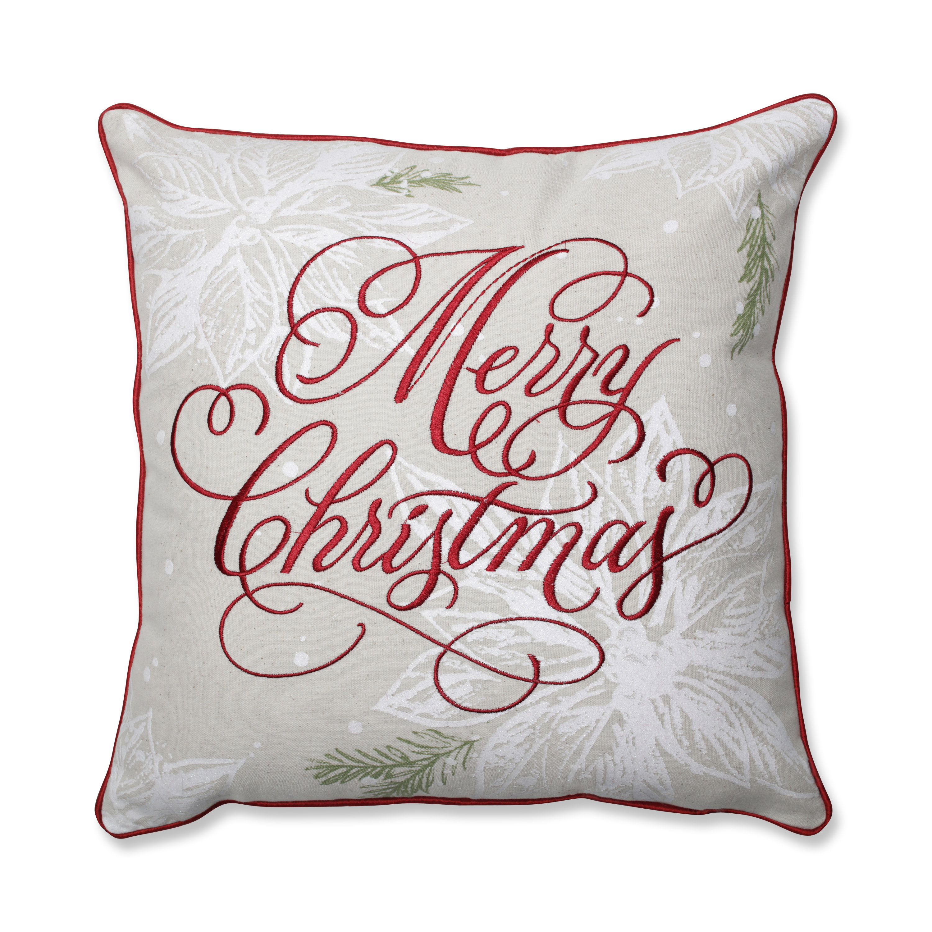The Holiday Aisle Merry Christmas Throw Pillow Reviews Wayfair