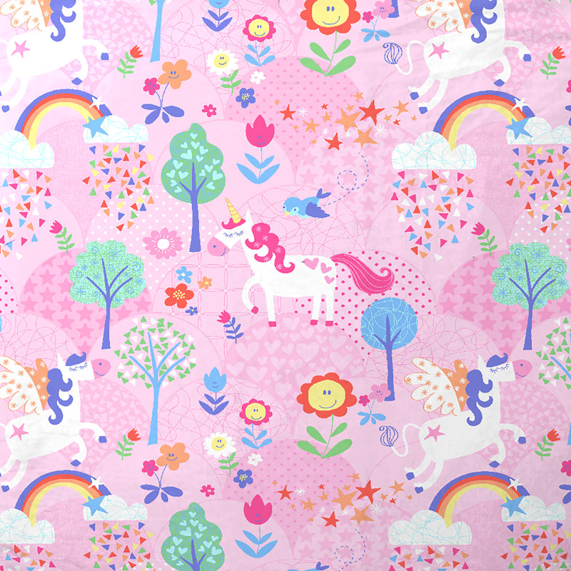 Harriet Bee Hayley Unicorn Duvet Cover Set Reviews Wayfair Co Uk
