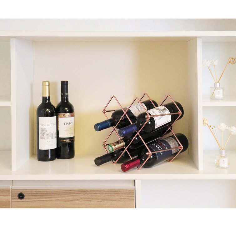 1 Bottle Wine Holder for Wine Storage Freestanding Metal Wine Rack Small Tabletop Wine Rack Countertop Wine Rack Modern Wine Bottle Holder