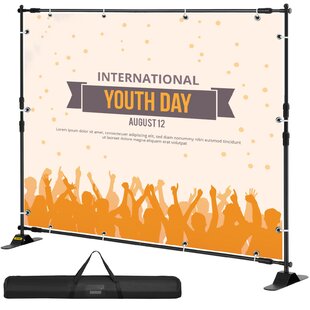 48 x 80，6 Pack，Heavy-Duty Standard and Classical Retractable Roll Up Banner Stand Economical-Trade Show Display 