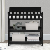 baby changing table black