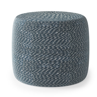 Bayley 20" Wide Round Pouf Ottoman