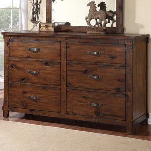 Camas 6 Drawer Double Dresser by Loon Peak